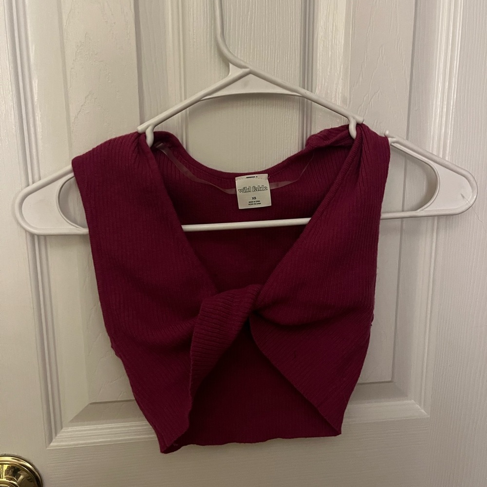 Pink Crop Top